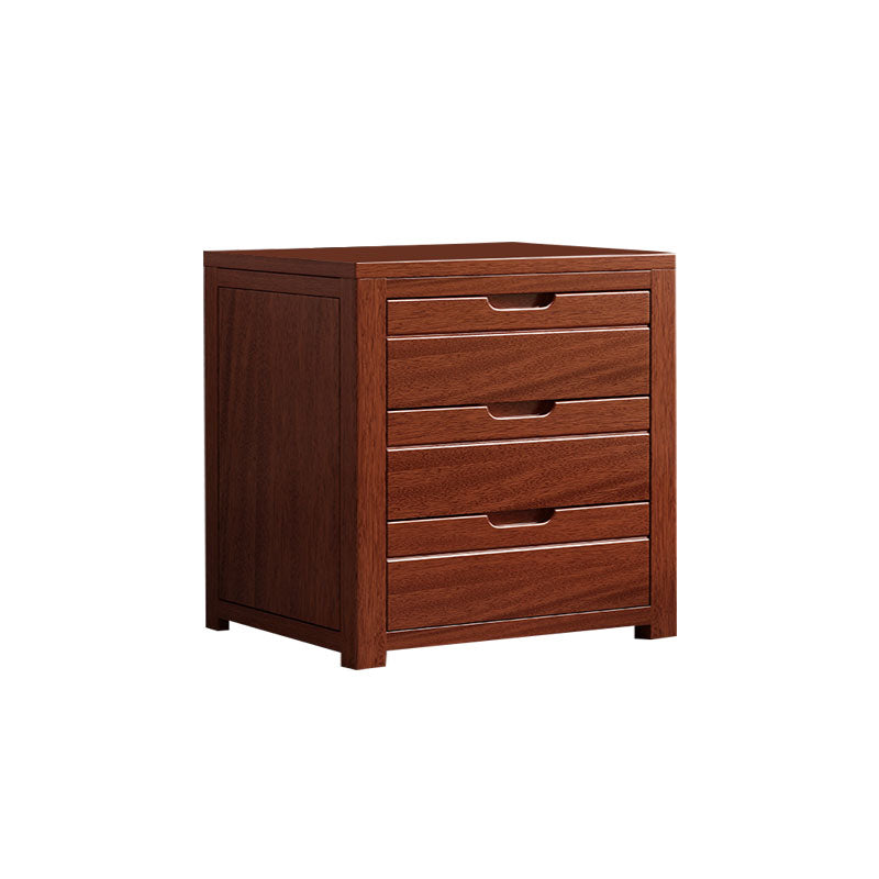 Lingerie de noyer moderne commode coffre de rangement vertical avec tiroirs