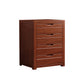 Lingerie de noyer moderne commode coffre de rangement vertical avec tiroirs