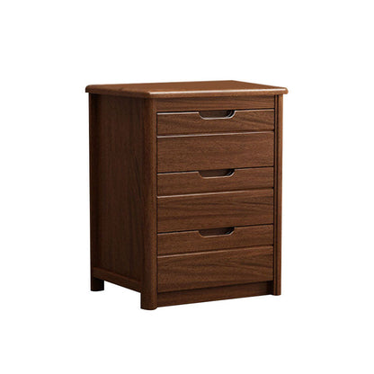 Lingerie de noyer moderne commode coffre de rangement vertical avec tiroirs