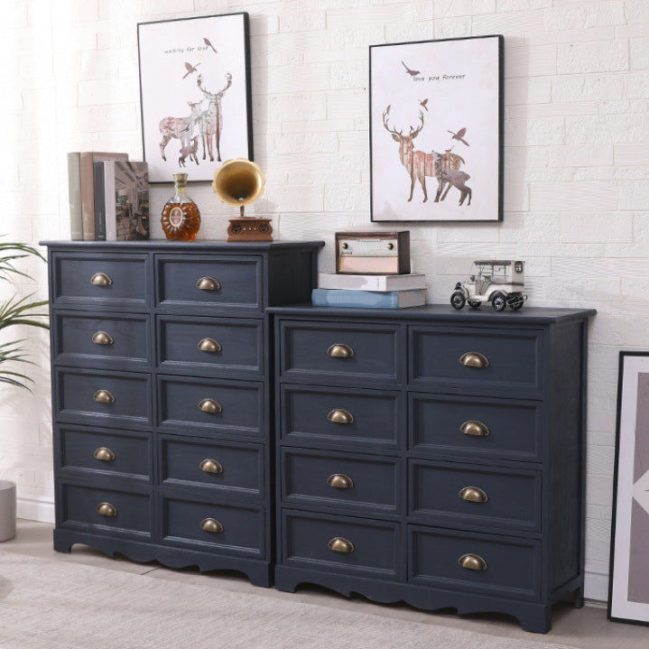11.8" D Traditional Solid Wood Storage Chest Vertical Storage Chest Dresser with Drawers Clearhalo 'Bedroom Furniture' 'Dressers & Chests' 'dressers_chests' 'furn' 'furn_dressers_chests' 'Furniture' 5636140