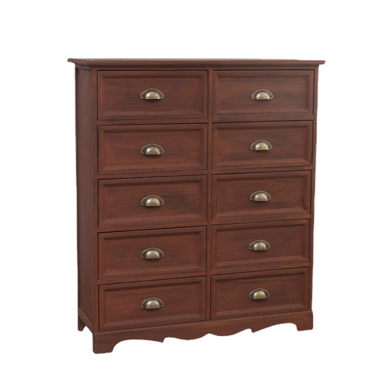 11.8" D Traditional Solid Wood Storage Chest Vertical Storage Chest Dresser with Drawers Clearhalo 'Bedroom Furniture' 'Dressers & Chests' 'dressers_chests' 'furn' 'furn_dressers_chests' 'Furniture' 5636147