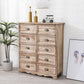 11.8" D Traditional Solid Wood Storage Chest Vertical Storage Chest Dresser with Drawers 33"L x 12"W x 39"H Wood Clearhalo 'Bedroom Furniture' 'Dressers & Chests' 'dressers_chests' 'furn' 'furn_dressers_chests' 'Furniture' 5636150
