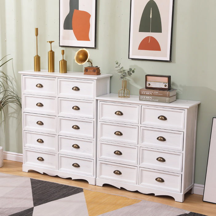 11.8" D Traditional Solid Wood Storage Chest Vertical Storage Chest Dresser with Drawers Clearhalo 'Bedroom Furniture' 'Dressers & Chests' 'dressers_chests' 'furn' 'furn_dressers_chests' 'Furniture' 5636158