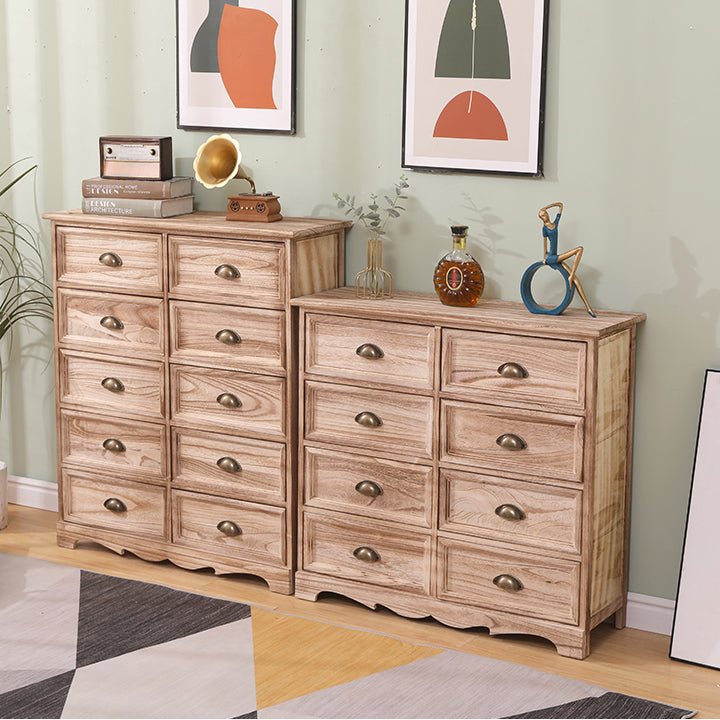 11.8" D Traditional Solid Wood Storage Chest Vertical Storage Chest Dresser with Drawers Clearhalo 'Bedroom Furniture' 'Dressers & Chests' 'dressers_chests' 'furn' 'furn_dressers_chests' 'Furniture' 5636159