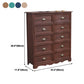 11.8" D Traditional Solid Wood Storage Chest Vertical Storage Chest Dresser with Drawers Clearhalo 'Bedroom Furniture' 'Dressers & Chests' 'dressers_chests' 'furn' 'furn_dressers_chests' 'Furniture' 5636162