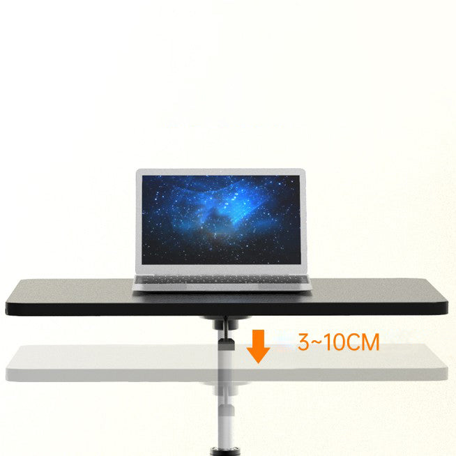Altezza rettangolare Distanza Desktop Regolable Gamba da tavolo con ruote a tracota