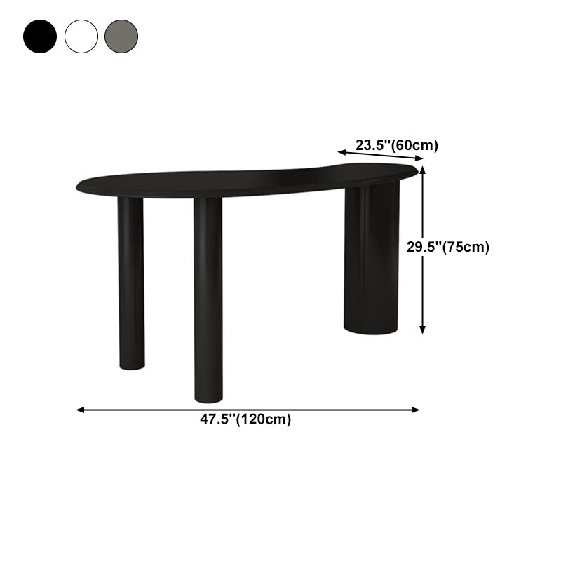 Contemporary Style Writing Desk Curved Bedroom and Office Desk Clearhalo 'furn' 'furn_office_desk' 'Furniture' 'Office Desks' 'Office Furniture' 'office_desk' 5636309