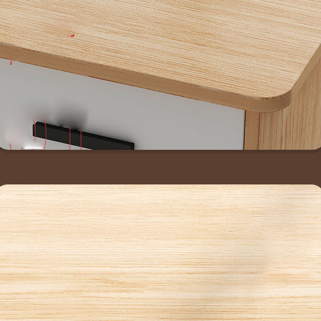 Modern Rectangular Office Desk Home Office Writing Desk with Drawers Clearhalo 'furn' 'furn_office_desk' 'Furniture' 'Office Desks' 'Office Furniture' 'office_desk' 5636364