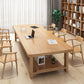 Solid Wood Writing Desk Contemporary Style Office Meeting Table