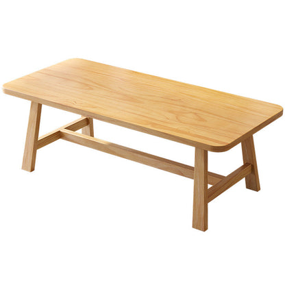 Modern Style Office Desk Solid Wood Trestle Writing Desk for Home Clearhalo 'furn' 'furn_office_desk' 'Furniture' 'Office Desks' 'Office Furniture' 'office_desk' 5636439