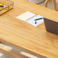 Modern Style Office Desk Solid Wood Trestle Writing Desk for Home Clearhalo 'furn' 'furn_office_desk' 'Furniture' 'Office Desks' 'Office Furniture' 'office_desk' 5636443