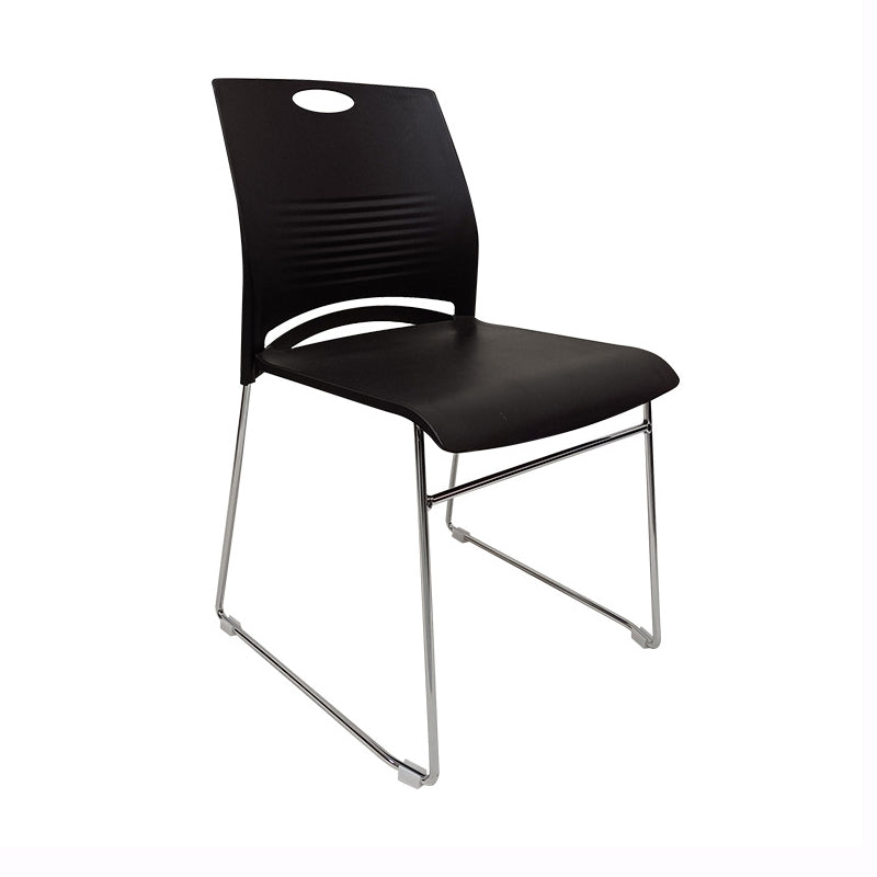 Modern Plastic Desk Chair with Low Back and Ergonomic Gaming Home Office Chair Black Clearhalo 'furn' 'furn_office_chair' 'Furniture' 'Office Chairs' 'Office Furniture' 'office_chair' 5636510