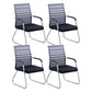 Modern Fixed Arms Office Chair Mesh Lumbar Support Mid-Back Office Chair