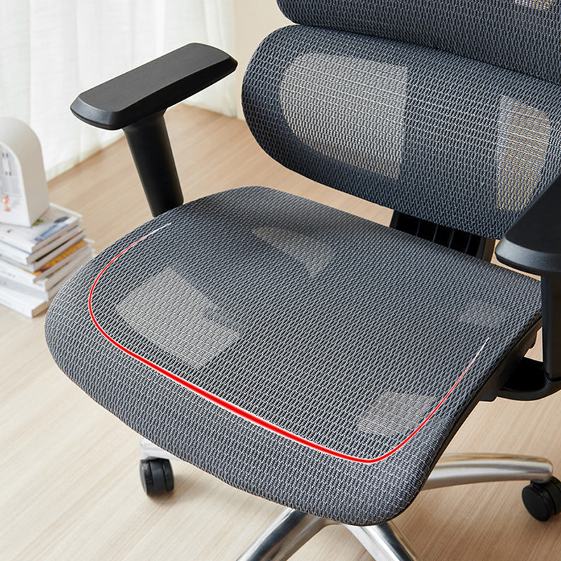 Sedia da task ergonomiche alte alte contemporanea sedia da ufficio regolabile