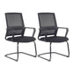 Arms Included Black Frame Office Chair No Distressing Mid-back Chair