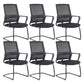 Arms Included Black Frame Office Chair No Distressing Mid-back Chair