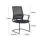 Arms Included Black Frame Office Chair No Distressing Mid-back Chair