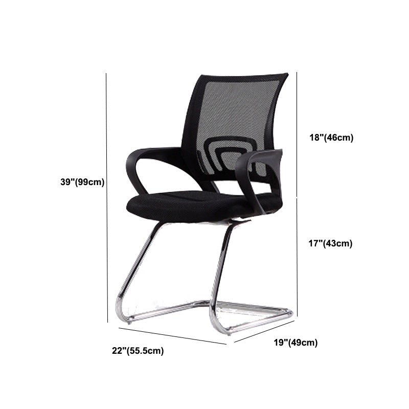 Modern Desk Chair Mid Back Ergonomic Computer Task Mesh Office Chair Clearhalo 'furn' 'furn_office_chair' 'Furniture' 'Office Chairs' 'Office Furniture' 'office_chair' 5636603
