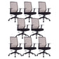 Modern Desk Chair Mesh Mid-Back Task Chair with Tilt Mechanism