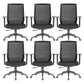 Modern Desk Chair Mesh Mid-Back Task Chair with Tilt Mechanism
