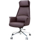Silla de oficina de gestión de cuero moderna silla de computadora ergonómica ergonómica alta