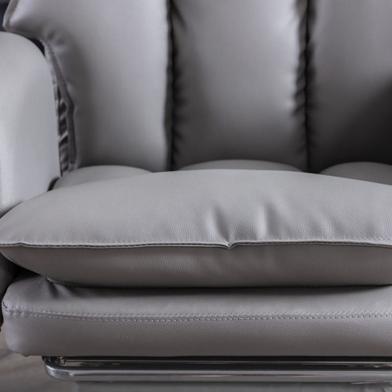 Sedia da diapositiva moderna posteriore alta sedia esecutiva in pelle regolabile ergonomica