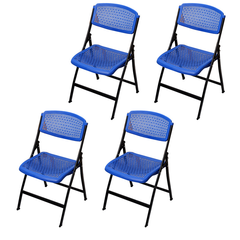 Modern Armless Conference Chair Plastic Low Back Office Chair