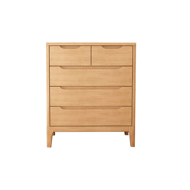 Rentre de rangement en bois massif coffre de rangement moderne avec tiroirs pour chambre à coucher