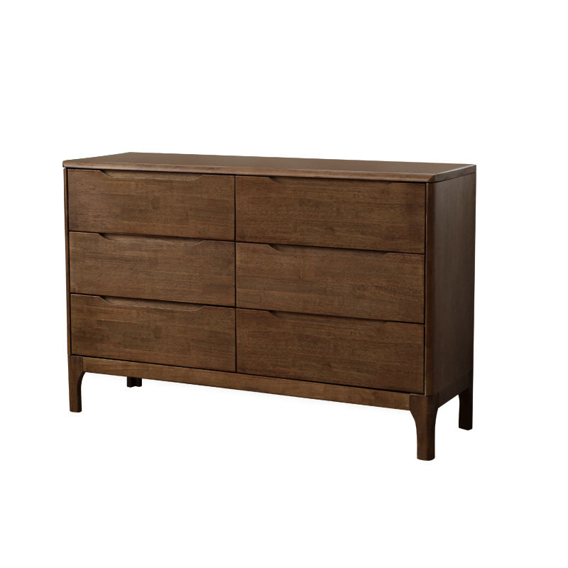 Rentre de rangement en bois massif coffre de rangement moderne avec tiroirs pour chambre à coucher