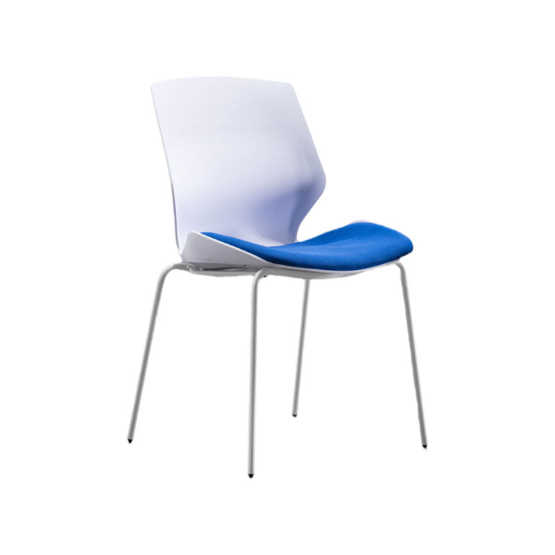 Chaise de tâche rembourrée sans bras moderne sans roues chaise de bureau