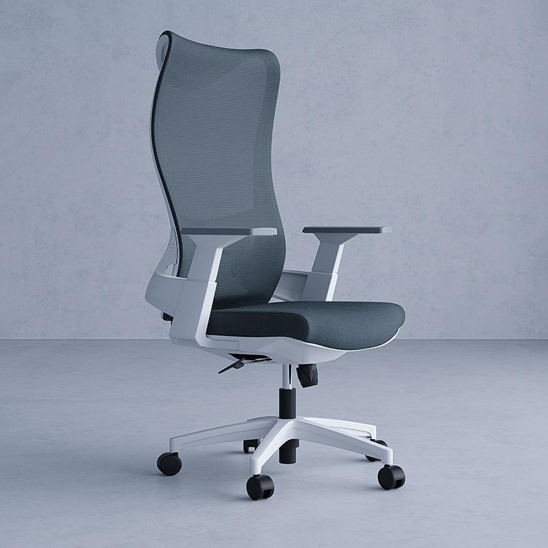 High Back Office Chair Rotatable Black Mesh Desk Chair with Adjustable Arm Clearhalo 'furn' 'furn_office_chair' 'Furniture' 'Office Chairs' 'Office Furniture' 'office_chair' 5636953