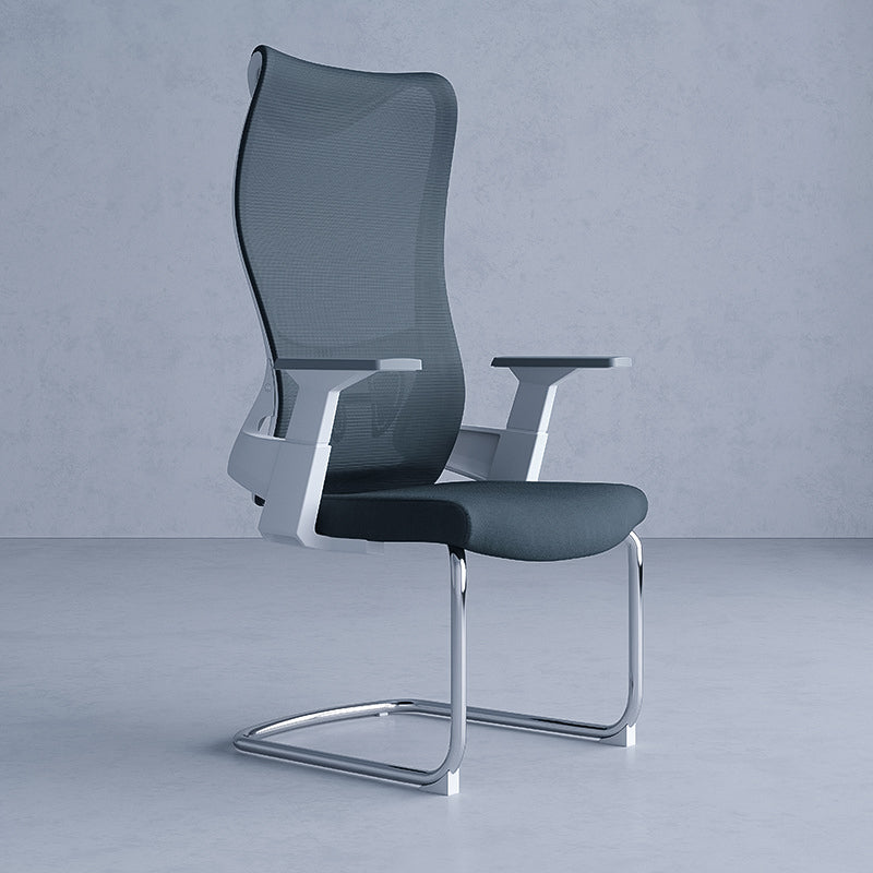 High Back Office Chair Rotatable Black Mesh Desk Chair with Adjustable Arm Clearhalo 'furn' 'furn_office_chair' 'Furniture' 'Office Chairs' 'Office Furniture' 'office_chair' 5636955