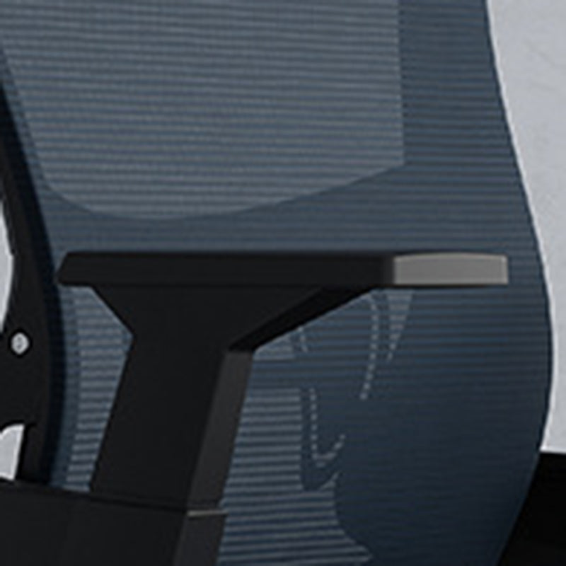 High Back Office Chair Rotatable Black Mesh Desk Chair with Adjustable Arm Clearhalo 'furn' 'furn_office_chair' 'Furniture' 'Office Chairs' 'Office Furniture' 'office_chair' 5636961