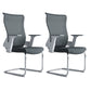 High Back Office Chair Rotatable Black Mesh Desk Chair with Adjustable Arm 2 Piece Set Casters Not Included Clearhalo 'furn' 'furn_office_chair' 'Furniture' 'Office Chairs' 'Office Furniture' 'office_chair' 5636963