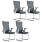 High Back Office Chair Rotatable Black Mesh Desk Chair with Adjustable Arm 4 Piece Set Casters Not Included Clearhalo 'furn' 'furn_office_chair' 'Furniture' 'Office Chairs' 'Office Furniture' 'office_chair' 5636964