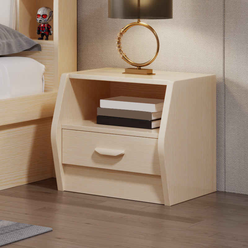18 inch H Nightstand Imitatie Wood Lade opslag Modern bed nachtkastje