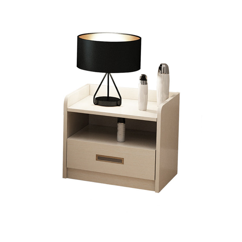 18 inch H Nightstand Imitatie Wood Lade opslag Modern bed nachtkastje