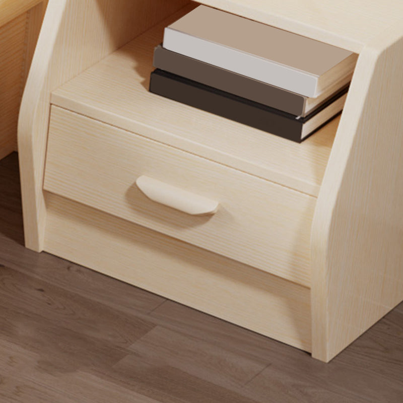 18 inch H Nightstand Imitatie Wood Lade opslag Modern bed nachtkastje