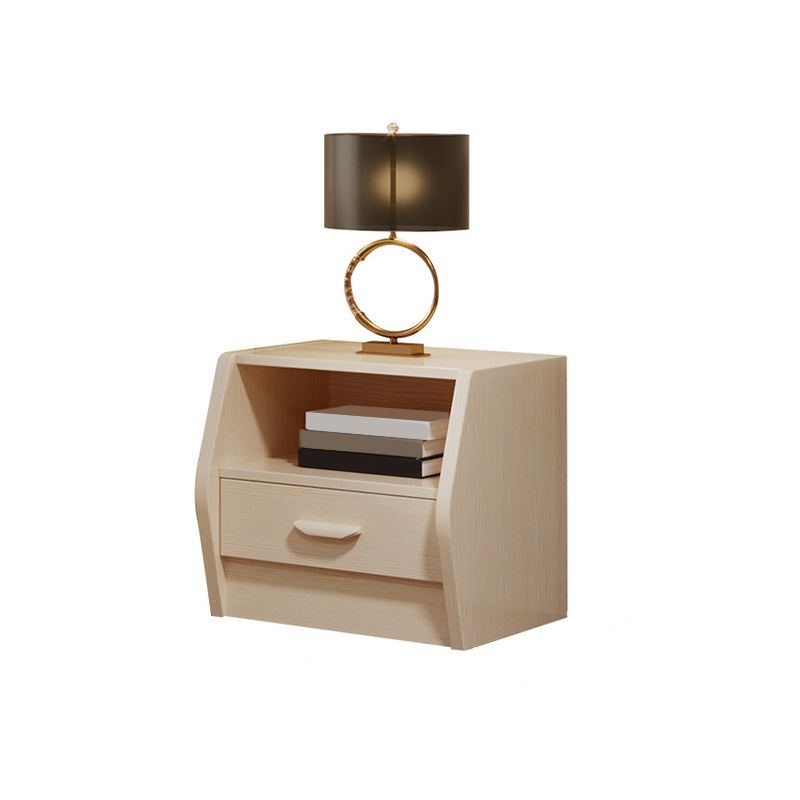 18 inch H Nightstand Imitatie Wood Lade opslag Modern bed nachtkastje