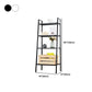 Bibliothèque de niveaux de style moderne 4 Open 59 "H x 14" W Ladder Bibshelf