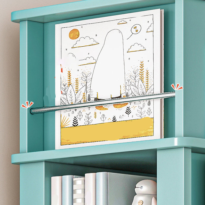 Estantería moderna de madera de ingeniería estándar estandalización vertical de espalda cerrada