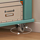 Estantería moderna de madera de ingeniería estándar estandalización vertical de espalda cerrada