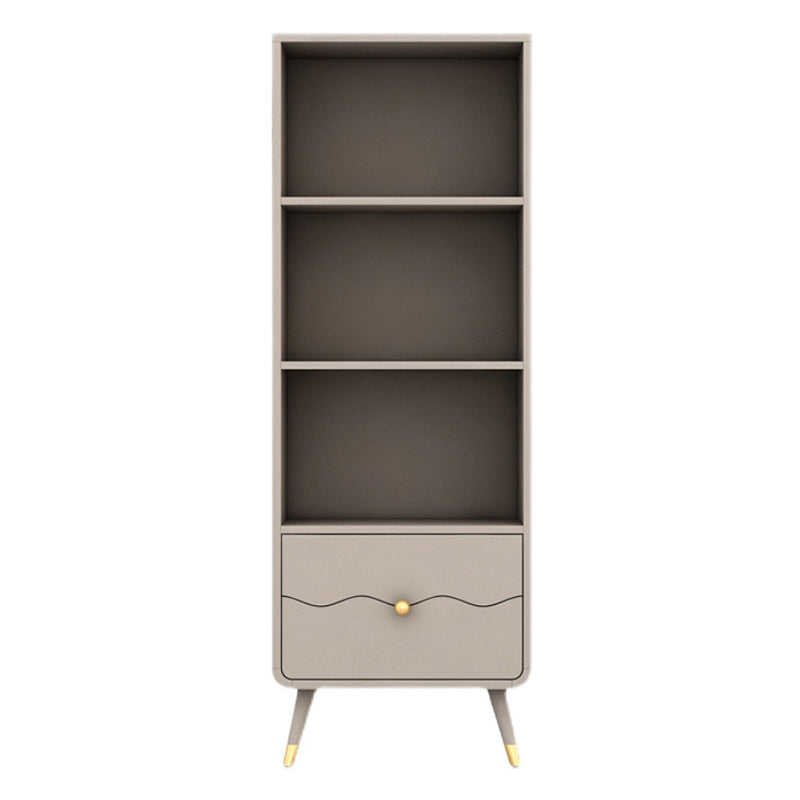 Estantería estándar de estantería de madera de ingeniería sólida de espalda cerrada para el hogar