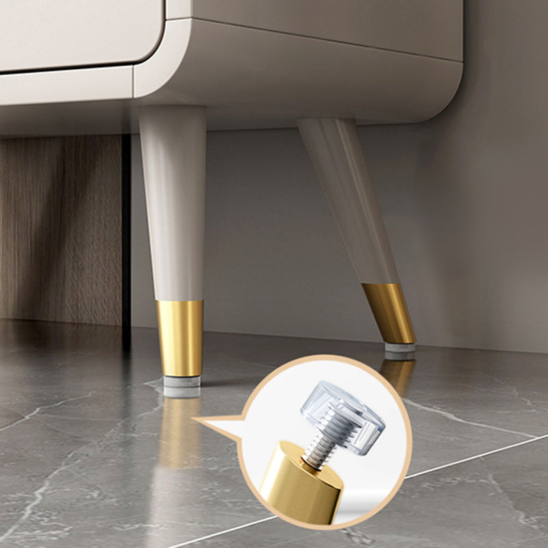 Estantería estándar de estantería de madera de ingeniería sólida de espalda cerrada para el hogar