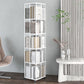 Modern Metal Bookshelf Standard Vertical Bookcase in Burnish Clearhalo 'Bookcases' 'furn' 'furn_bookcases' 'Furniture' 'Office Furniture' 5637226