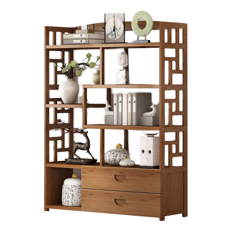 Estantería estándar de estilo contemporáneo de estilo de bambú sólido para la sala de estudio