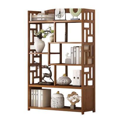 Estantería estándar de estilo contemporáneo de estilo de bambú sólido para la sala de estudio