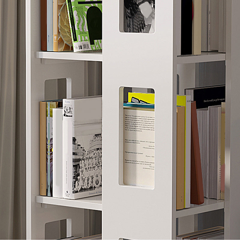 Geometric Shape Bookshelf Scandinavian Wooden Open Back Bookcase Clearhalo 'Bookcases' 'furn' 'furn_bookcases' 'Furniture' 'Office Furniture' 5637337