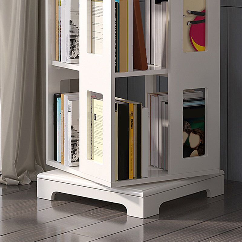 Geometric Shape Bookshelf Scandinavian Wooden Open Back Bookcase Clearhalo 'Bookcases' 'furn' 'furn_bookcases' 'Furniture' 'Office Furniture' 5637338