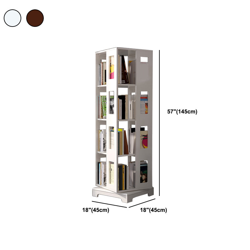 Geometric Shape Bookshelf Scandinavian Wooden Open Back Bookcase Clearhalo 'Bookcases' 'furn' 'furn_bookcases' 'Furniture' 'Office Furniture' 5637341
